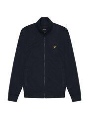 Lyle & Scott Blue Mesh Backed Funnel Neck Jacket - Image 5 of 5