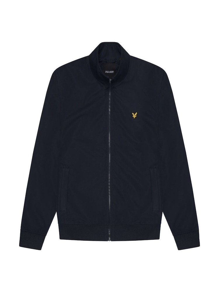 Lyle & Scott Blue Mesh Backed Funnel Neck Jacket - Image 5 of 5