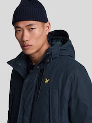 Lyle & Scott Blue Microfleece 2.0 Coat - Image 2 of 5
