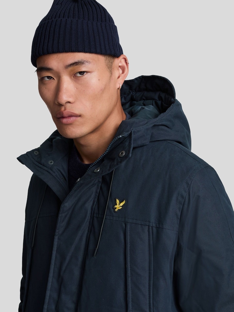 Lyle & Scott Blue Microfleece 2.0 Coat - Image 2 of 5 Lyle & Scott Blue Microfleece 2.0 Coat - Image 2 of 5