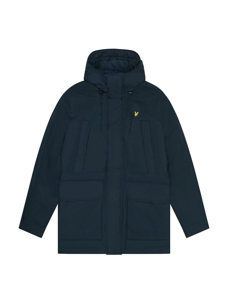 Lyle & Scott Blue Microfleece 2.0 Coat - Image 5 of 5 Lyle & Scott Blue Microfleece 2.0 Coat - Image 5 of 5