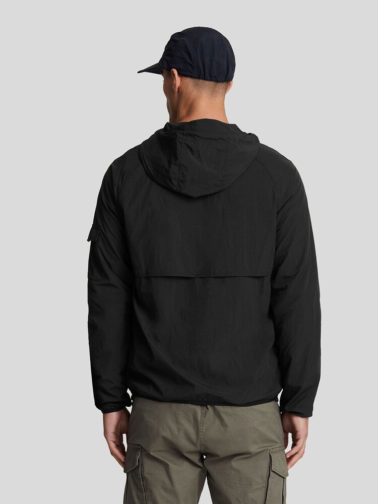 Lyle & Scott Black Hooded Windbreaker Jacket - Image 2 of 5