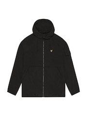 Lyle & Scott Black Hooded Windbreaker Jacket - Image 5 of 5