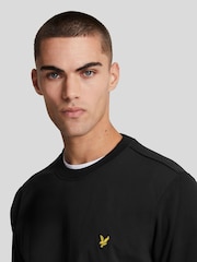 Lyle & Scott Black Hybrid 100% Cotton Sweatshirt - Image 4 of 5