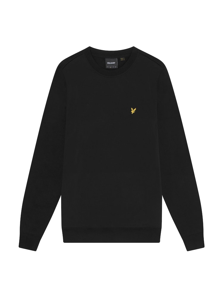 Lyle & Scott Black Hybrid 100% Cotton Sweatshirt - Image 5 of 5