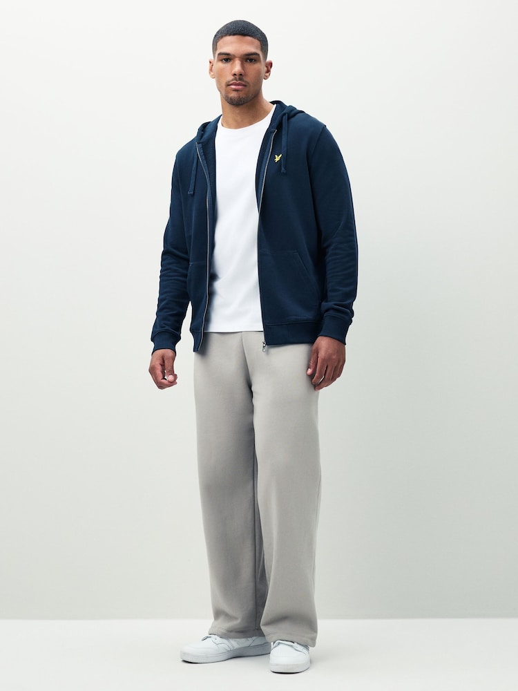 Lyle & Scott Blue Zip Through Hoodie - Image 2 of 5 Lyle & Scott Blue Zip Through Hoodie - Image 2 of 5