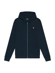 Lyle & Scott Blue Zip Through Hoodie - Image 5 of 5