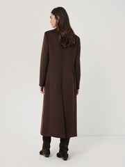 Jigsaw Brown Wool Maxi City Coat - Image 5 of 6