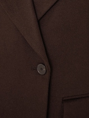 Jigsaw Brown Wool Maxi City Coat - Image 6 of 6