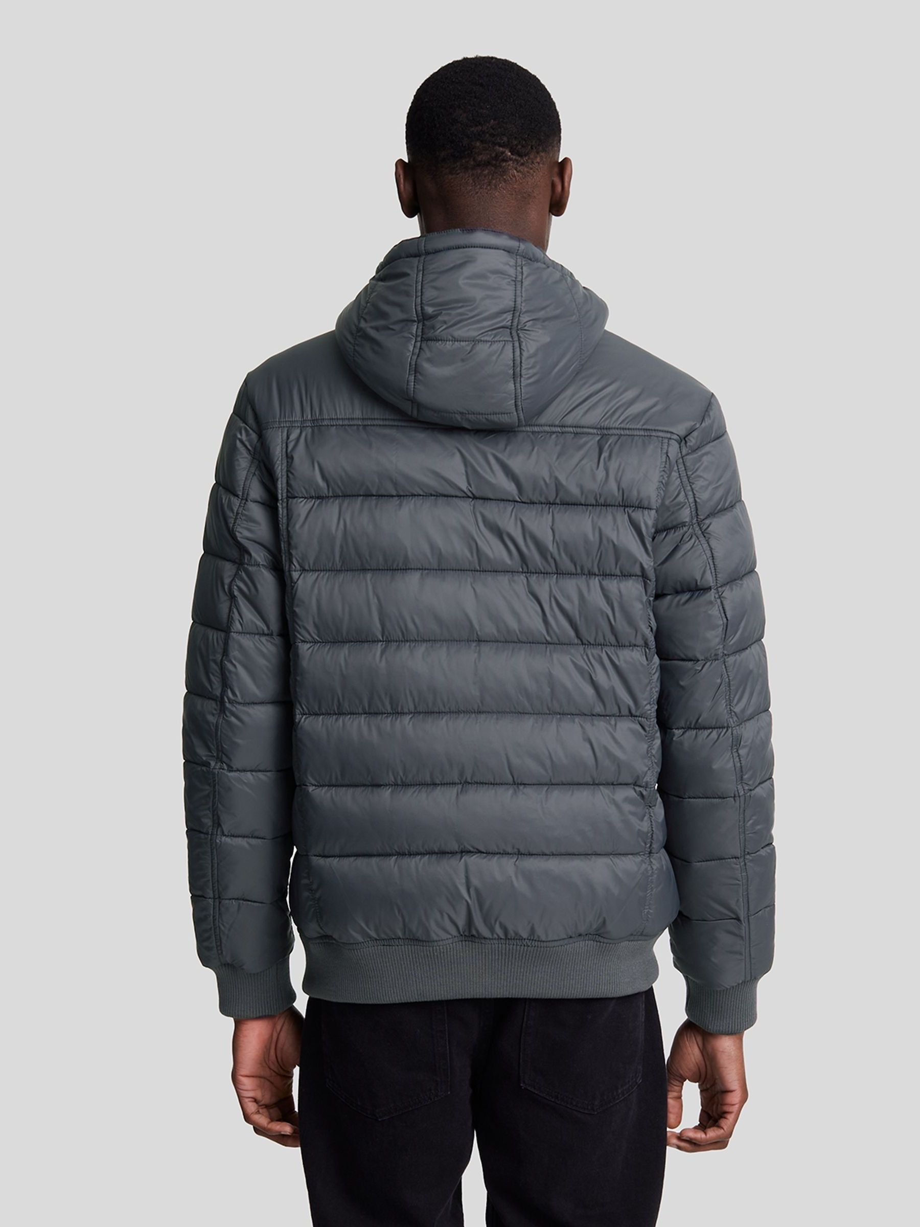 Buy Lyle Scott Grey Wadded Jacket from Next Luxembourg
