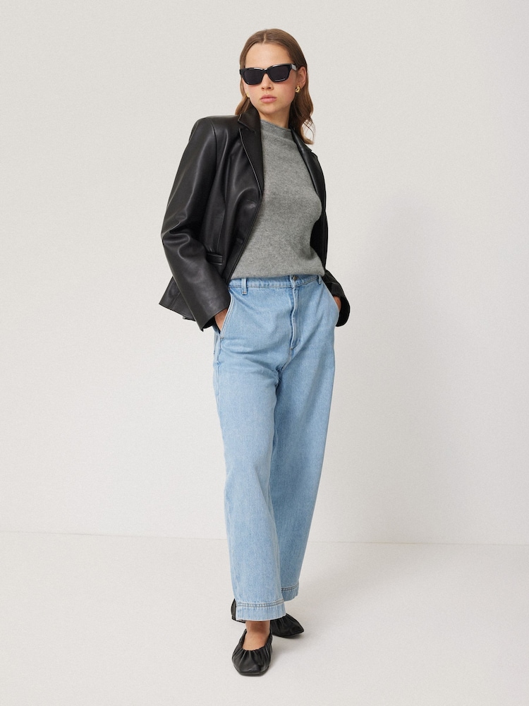 Buy Jigsaw Grey Cloud Cashmere Eldon Jumper from the Next UK