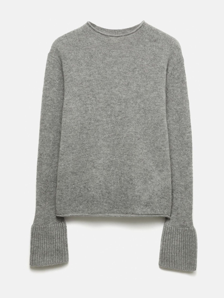 Jigsaw Grey Cloud Cashmere Eldon Jumper - Image 7 of 7