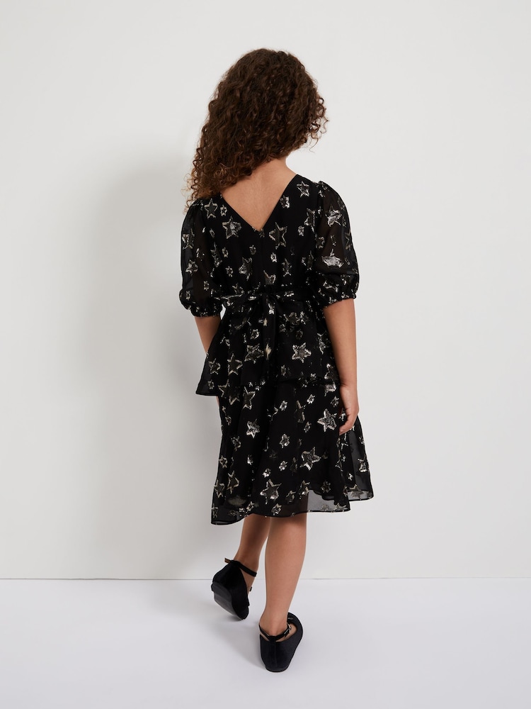 Phase Eight Black Nala Sparkly Dress - Image 2 of 7
