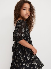 Phase Eight Black Nala Sparkly Dress - Image 4 of 7