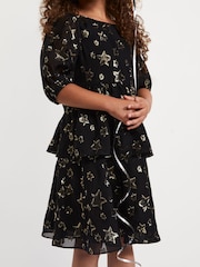 Phase Eight Black Nala Sparkly Dress - Image 6 of 7