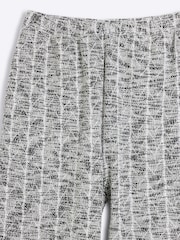River Island Black Boucle Wide Leg Trousers - Image 4 of 4