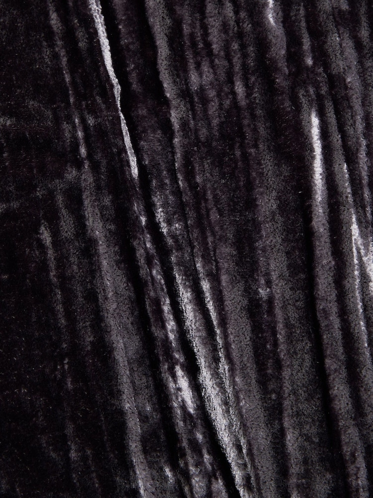 River Island Grey Velvet Texture 100% Cotton Shirt - Image 6 of 6