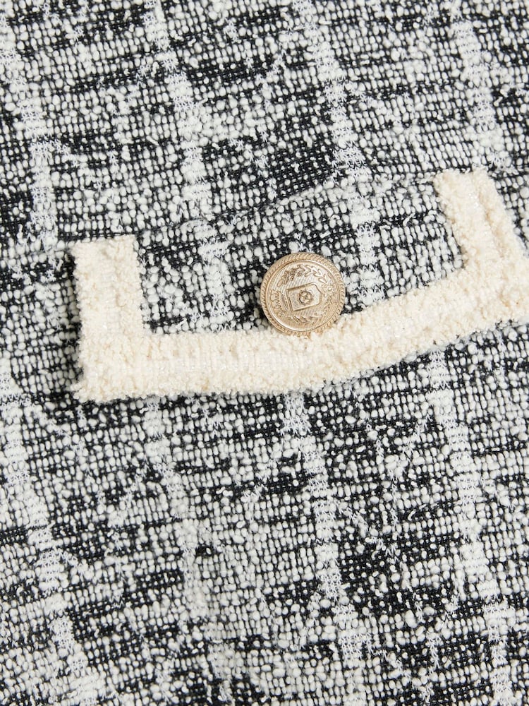 River Island Black Boucle Sweatshirt - Image 4 of 4
