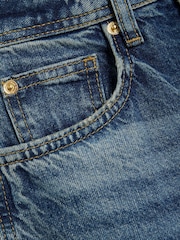 River Island Stretch-Jeans aus 100 % Baumwolle in Straight-Fit mit hoher Taille - Bild 6 von 6