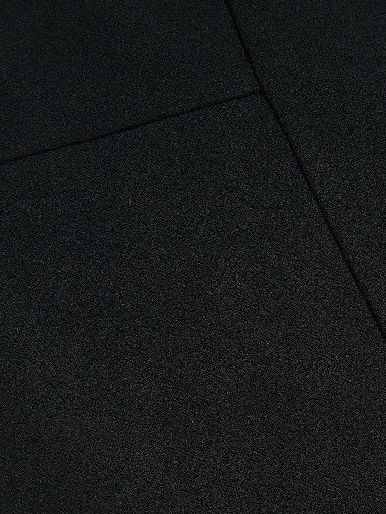 River Island Black Wide Leg Stitch Detail Trousers - Image 6 of 6
