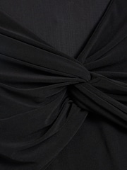 River Island Black Mesh Panel Detail Bodysuit - Image 4 of 4