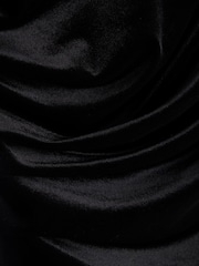 River Island Black Drape Velvet Top - Image 6 of 6