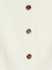 River Island White Tailored Button Jacket - Image 4 of 4