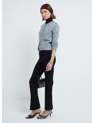 River Island Grey Button Front Knitted Cardigan - Image 2 of 5