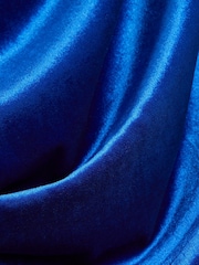 River Island Blue Drape Velvet Top - Image 4 of 4