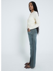 River Island Cream Button Front Knitted Cardigan - Image 5 of 9