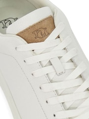 Dune London White Toyon Cupsole Sneakers - Image 6 of 6
