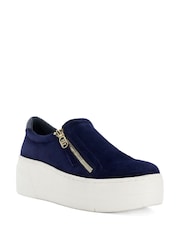 modra - Dune London Episodic 2 čevelj z debelim ploskim podplatom Slip On Trainers - Slika 3 iz 5
