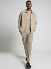 River Island Natural Smart Ponti Shacket - Image 2 of 3