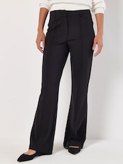 Apricot Black Ponte Seam Front Classic Trousers - Image 1 of 4
