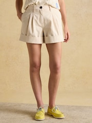 Joules Demi Brown Cotton Short - Image 1 of 7