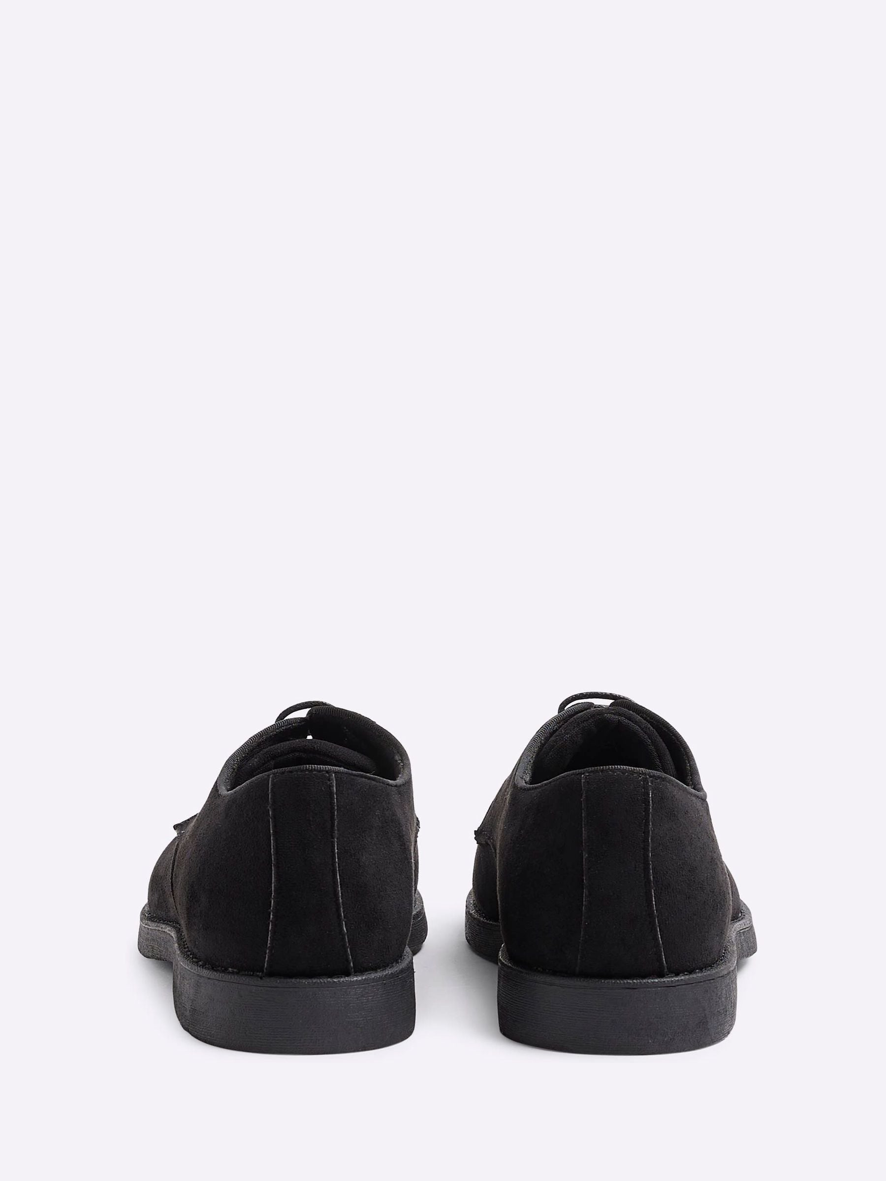 Buy River Island Black Faux Suede Derby Shoes from Next USA