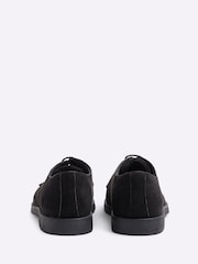 River Island Black Micro Fibre Derby Shoes - Image 3 of 5