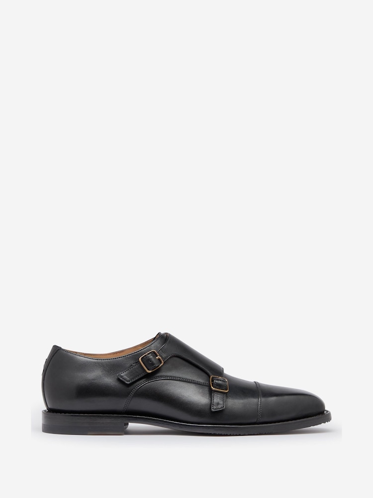 Oliver Sweeney Polished Leather Monk Shoes - Image 1 of 5