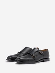 Oliver Sweeney Polished Leather Monk Shoes - Image 3 of 5