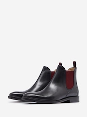 Oliver Sweeney Leather Chelsea Black Boots - Image 3 of 5