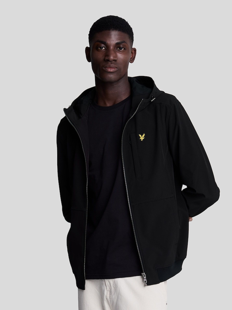 Lyle & Scott Black Softshell Jacket - Image 1 of 5