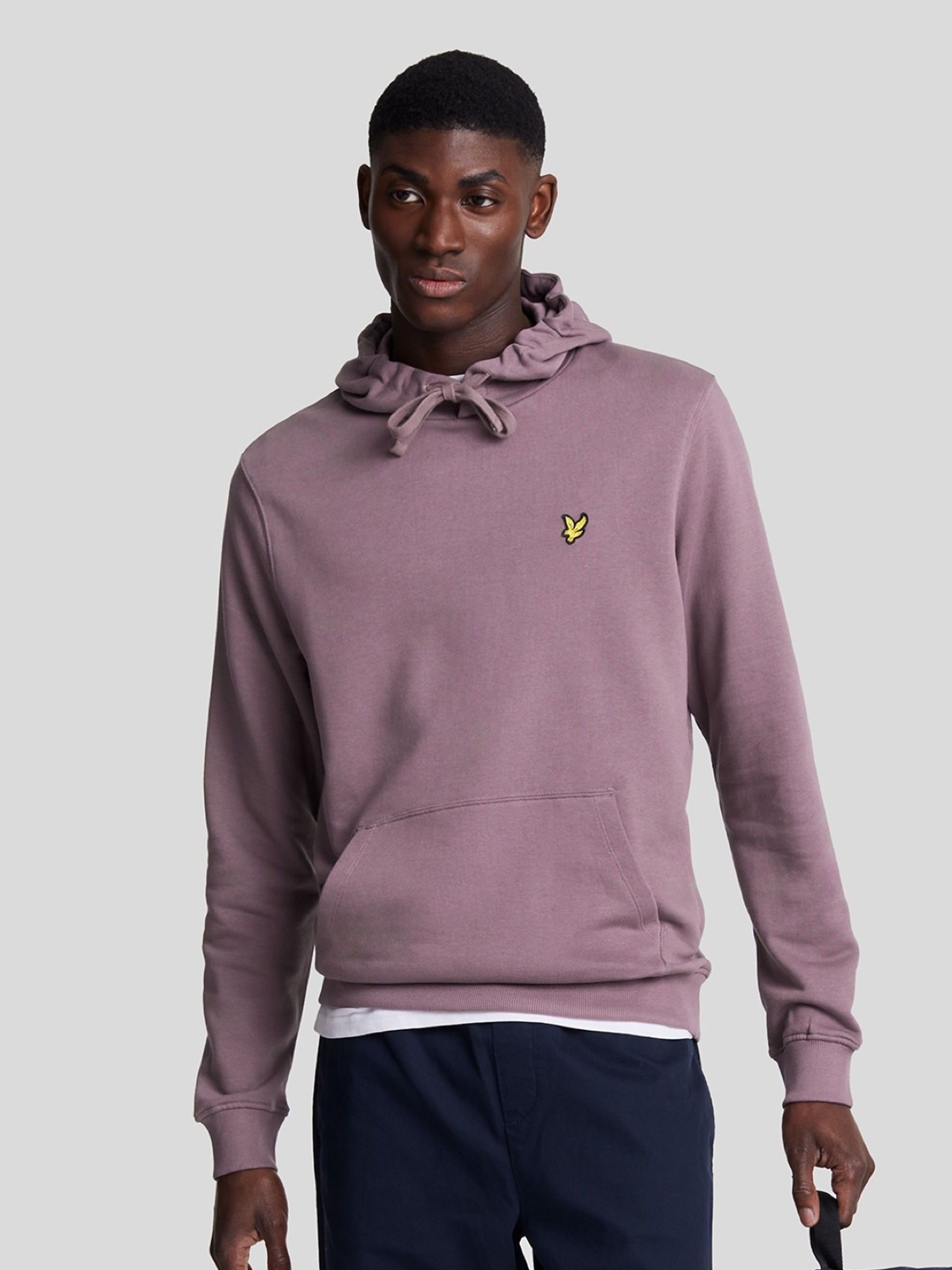 Buy Lyle Scott Purple Pullover 100 Cotton Hoodie from Next Luxembourg