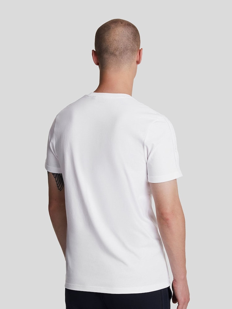 Lyle & Scott White Tape T-Shirt - Image 2 of 5