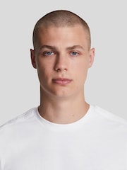 Lyle & Scott White Tape T-Shirt - Image 4 of 5