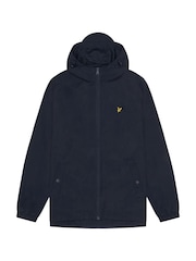 Lyle & Scott Blue Zip Through Hooded Jacket - Image 5 of 5