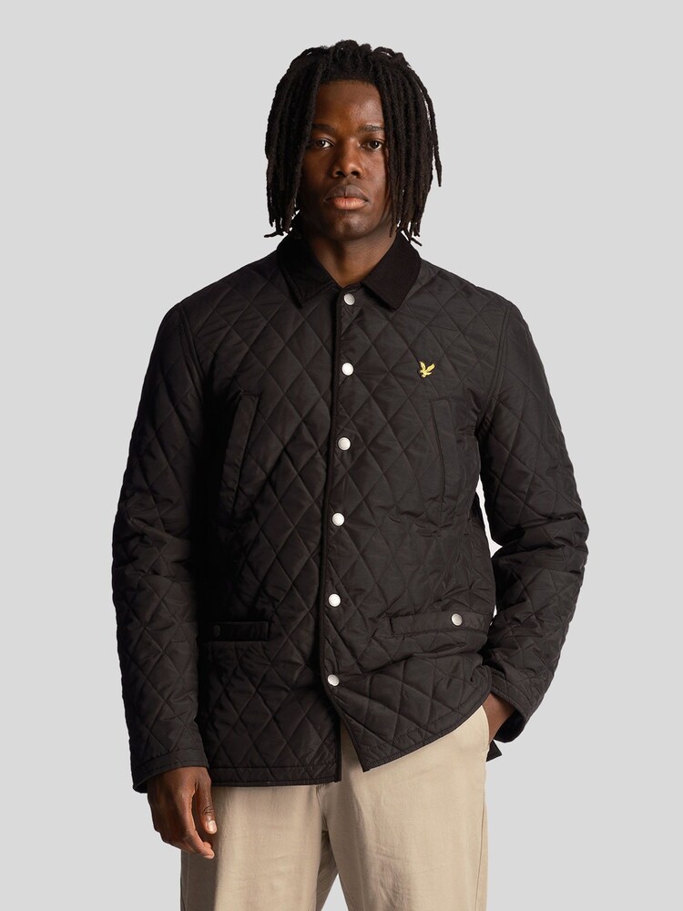 Lyle & Scott Black 100% Cotton Quilted Jacket - Image 1 of 5