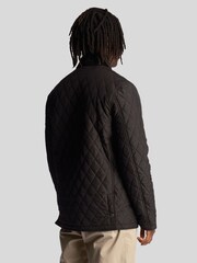 Lyle & Scott Black 100% Cotton Quilted Jacket - Image 3 of 5