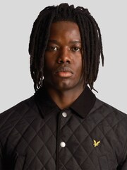 Lyle & Scott Black 100% Cotton Quilted Jacket - Image 4 of 5