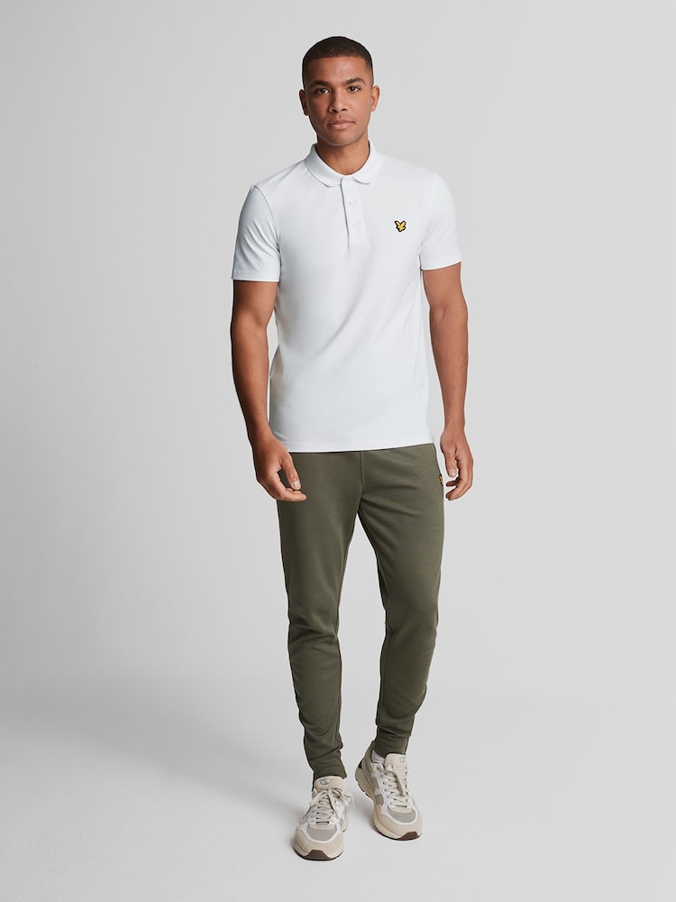 Lyle & Scott White Chrome Plain Polo Shirt - Image 3 of 5