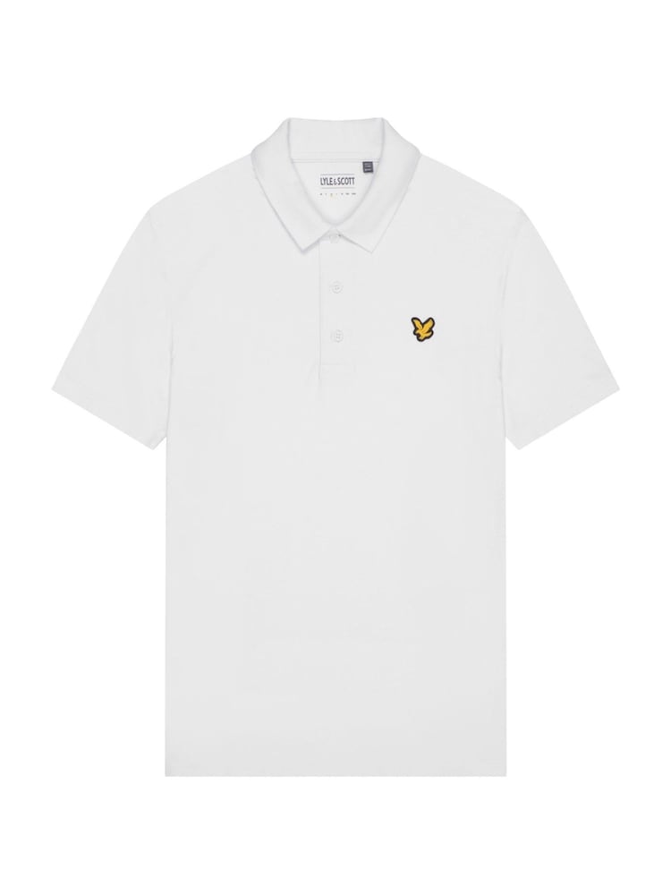 أبيض كروم - قميص بولو سادة من Lyle & Scott - صورة 5 من 5